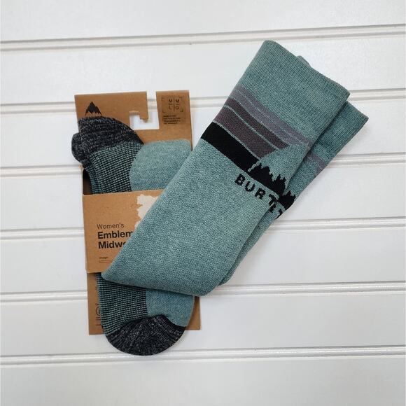 NWT Burton Women's Emblem Midweight Socks-M/L (7-10) - Picture 2 of 6